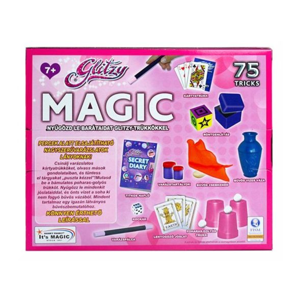 Glitzy Magic bűvészdoboz lányoknak - 75 trükk