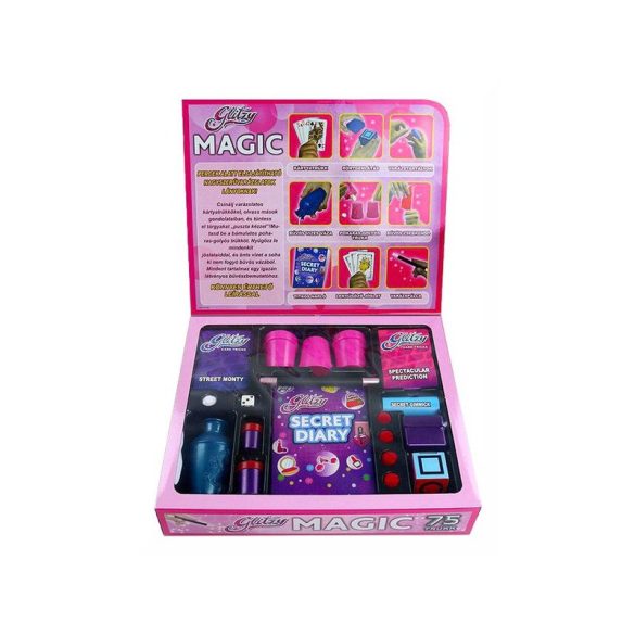Glitzy Magic bűvészdoboz lányoknak - 75 trükk