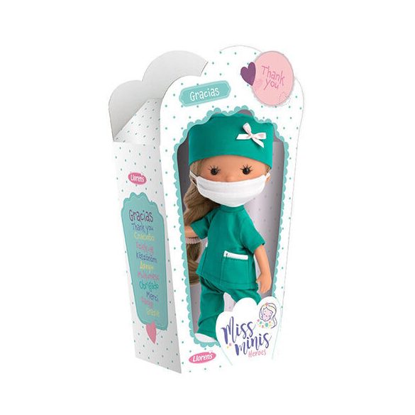 Llorens: Miss Minis Nővér baba 26cm