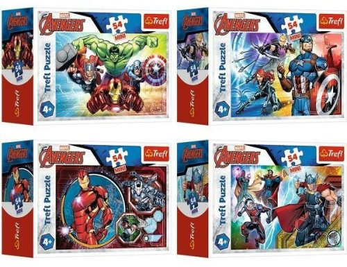 Trefl Marvel - Bosszúállók mini puzzle 54 db-os - többféle