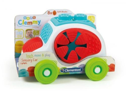 Clemmy Baby - 8 db puha kocka autós tárolóval