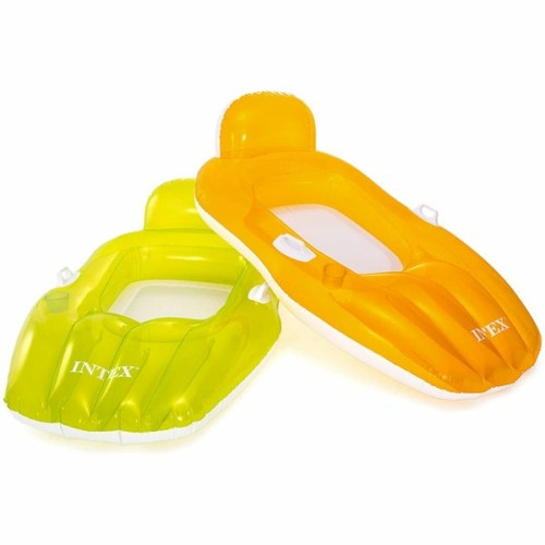 Intex: Chill and Float matrac háttámlával és pohártartóval