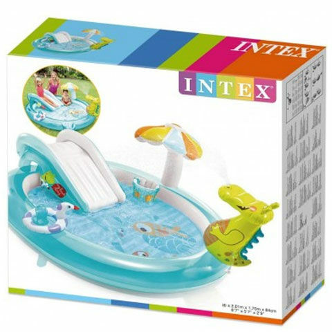 Intex Aligátoros játszómedence 201×170×84 cm