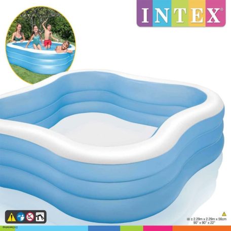 Intex Családi hullámos medence 229x229x56cm /57495/