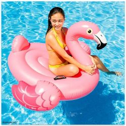   Intex Flamingo lovagló matrac kapaszkodóval 142x137x97cm  /57558/