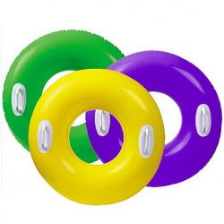   Intex: Hi-Gloss fényes úszógumi kapaszkodóval 76 cm - többféle