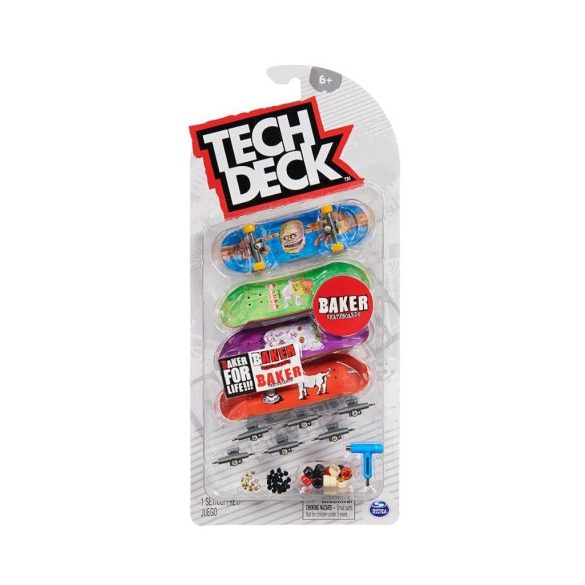 Tech Deck  : Baker fingerboard gördeszka szett - Spin Master