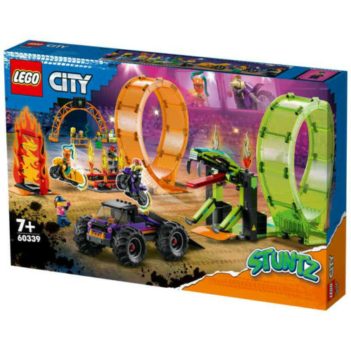 LEGO City 60339 - Kaszkadőr aréna dupla hurokkal