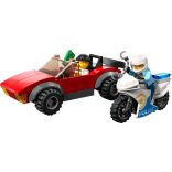LEGO City 60392 - Rendőrségi motoros autós üldözés