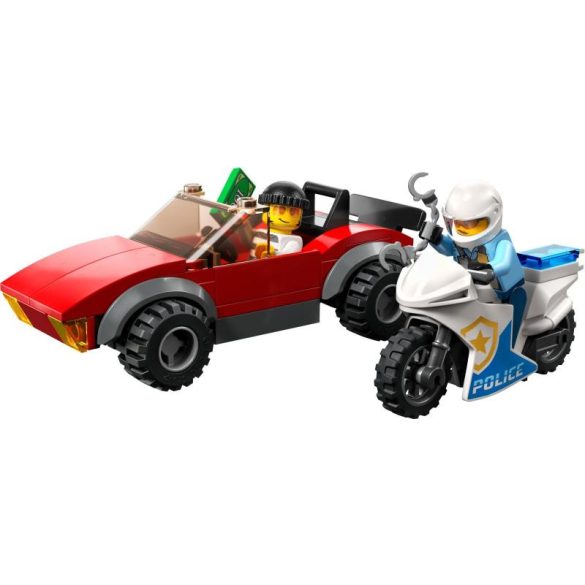 LEGO City 60392 - Rendőrségi motoros autós üldözés