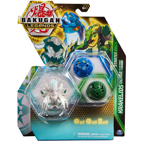 SPIN MASTER BAKUGAN LEGENDS: STARTER PACK KRAKELIOS ULTRA KEZDŐCSOMAG