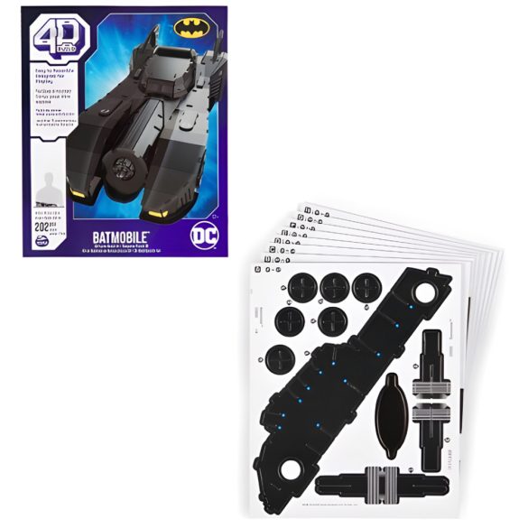 DC Comics: Batman - Batmobile 4D puzzle 202db-os
