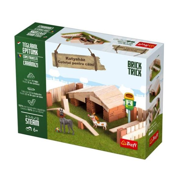 Brick Trick Téglából építünk: Kutyaház építőjáték – Trefl