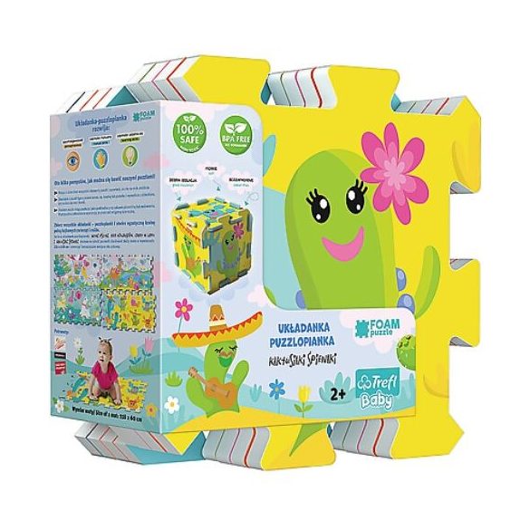 Daloló kaktuszok szivacs puzzle - Trefl