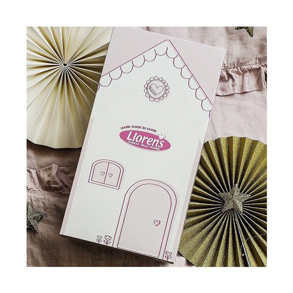 Llorens: 36cm-es síró kisfiú baba hordozóval