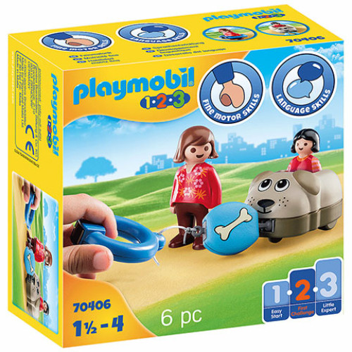 Playmobil 70406 - 1.2.3 Kutyasétáltatás