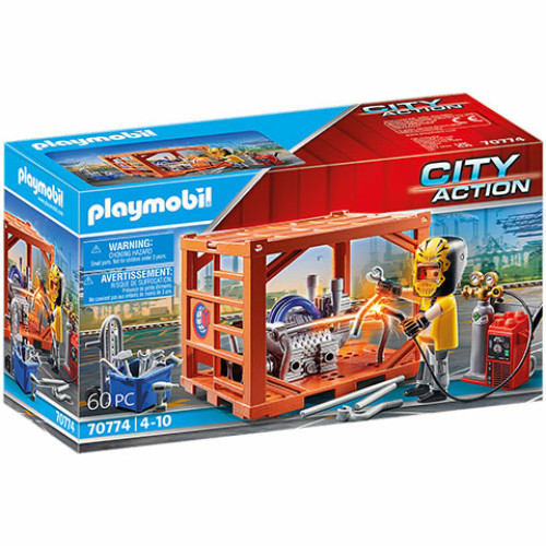 Playmobil 70774 - Hegesztő konténerrel