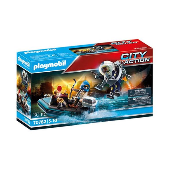 Playmobil 70782 - Rendőrségi jetpackes üldözés