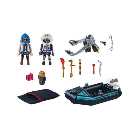 Playmobil 70782 - Rendőrségi jetpackes üldözés