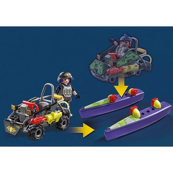 Playmobil  71147 - TEK kommandósok kétéltű autója