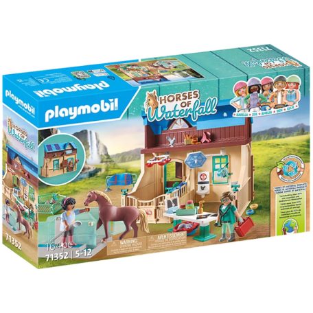 Playmobil 71352 - Horses of Waterfall - Állatorvosi rendelő lóterapeutával
