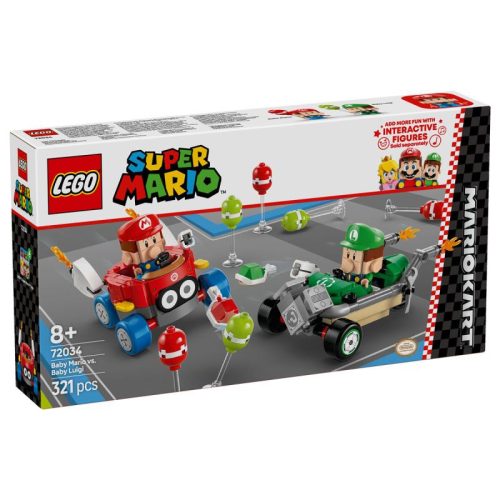 LEGO Super Mario 72034 - Mario Kart Baby Mario és Luigi