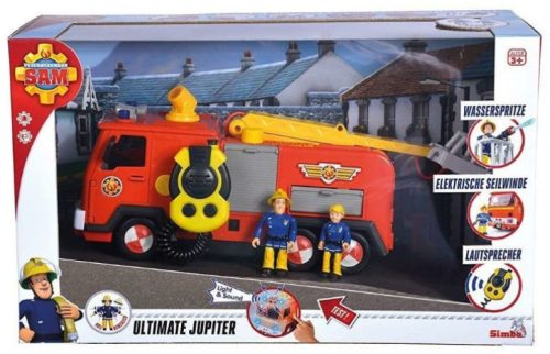 Simba Toys Sam, a tűzoltó Mega Deluxe Jupiter tűzoltóautó 2 figurával