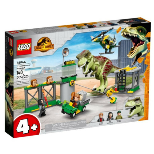 LEGO Jurassic World 76944 - T-Rex dinoszaurusz szökés