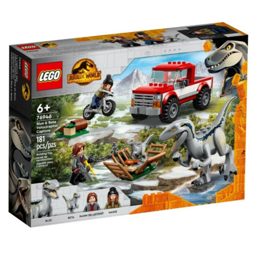 LEGO Jurassic World 76946 - Kék és Béta velociraptorok elfogása