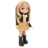 UNIQUE EYES bűvös szemű baba kétféle ruhával - AMY