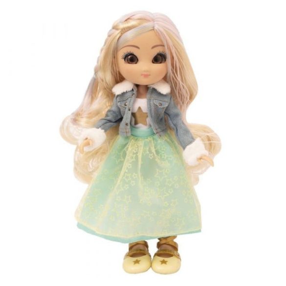 UNIQUE EYES bűvös szemű baba kétféle ruhával - REBECA