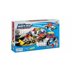 4 az 1-ben fém építőjáték 407 darabos- Munkagép