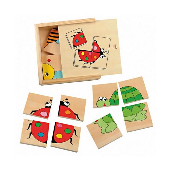 Mini képillesztős fapuzzle