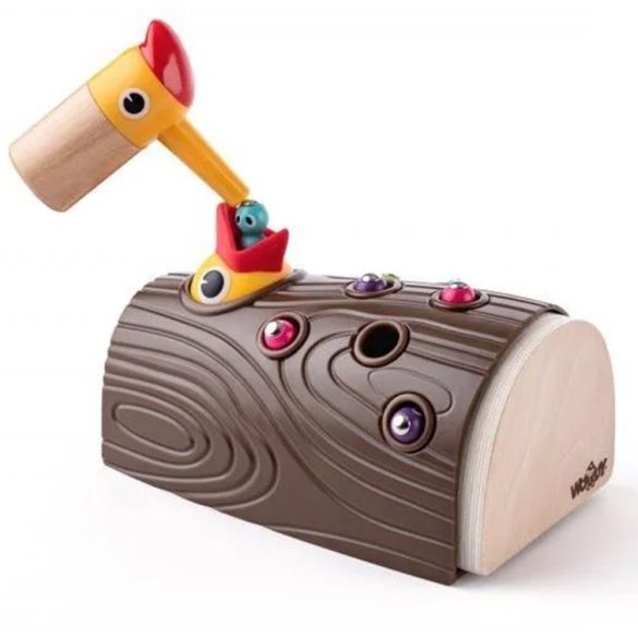 Mágneses fakopács ügyességi társasjáték