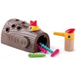 Mágneses fakopács ügyességi társasjáték