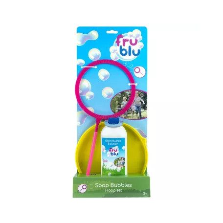 FruBlu: Karika alakú buborékfújó szett 0,4 liter folyadékkal