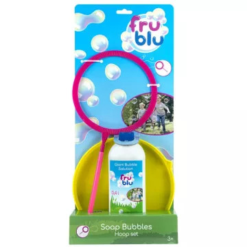 FruBlu: Karika alakú buborékfújó szett 0,4 liter folyadékkal