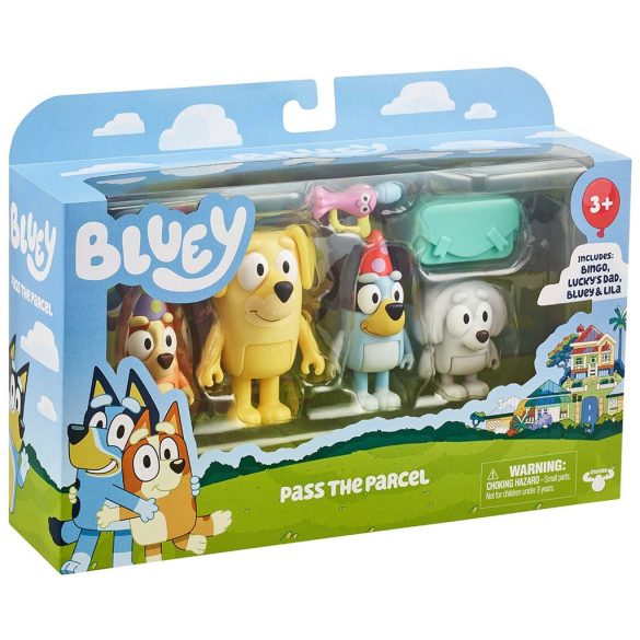 Bluey: Add tovább a csomagot 4 db-os figura szett