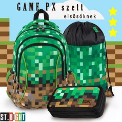 St. Right iskolatáska, hátizsák 39 cm SZETT – Game PX