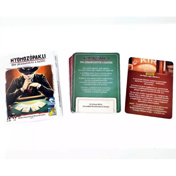 Nyomozópakli - Nem játszhatod ki a halált nyomozós kártyajáték