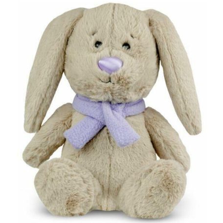Plüss nyuszi fényes orral 25 cm