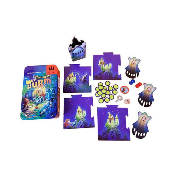 Az elvarázsolt torony társasjáték fémdobozos kiadás