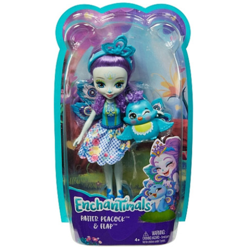 Enchantimals Patter Peacock és Flap játékfigura