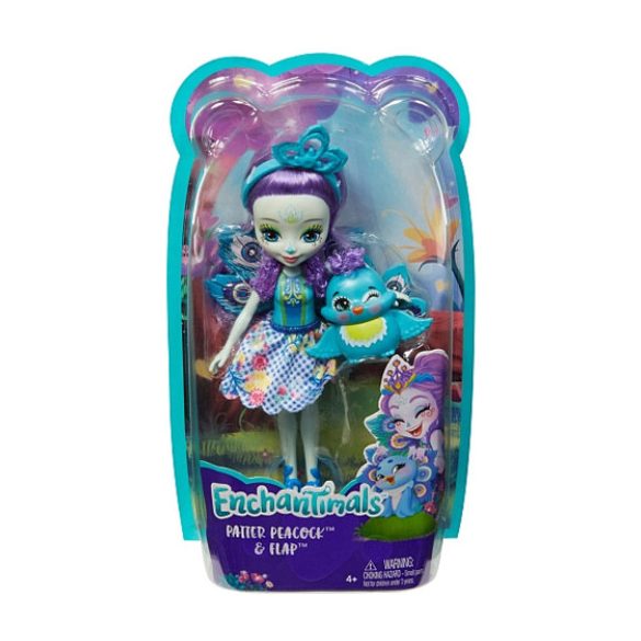 Enchantimals Patter Peacock és Flap játékfigura