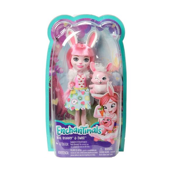 Enchantimals: Bree bunny és Twist játékfigurák