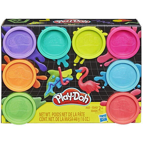 Play-Doh Neon színű 8 db-os gyurmaszett