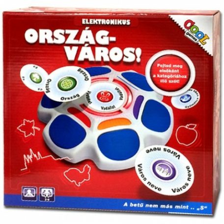 Ország - Város elektronikus társasjáték