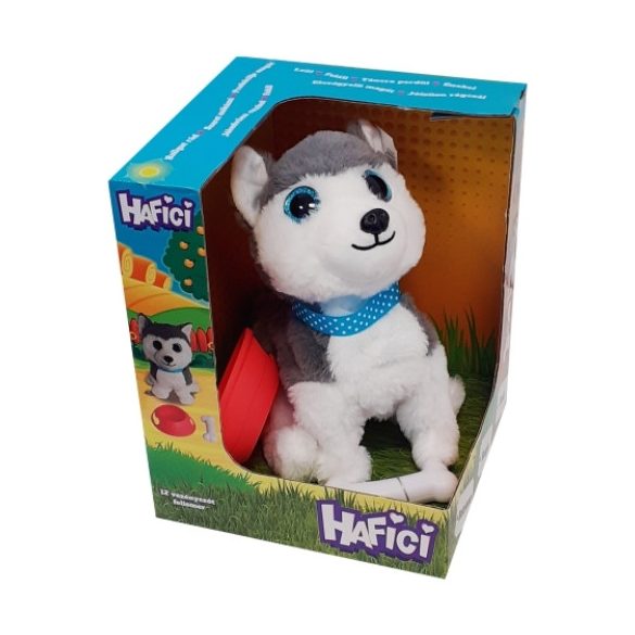 Hafici: Husky interaktív plüss kutya