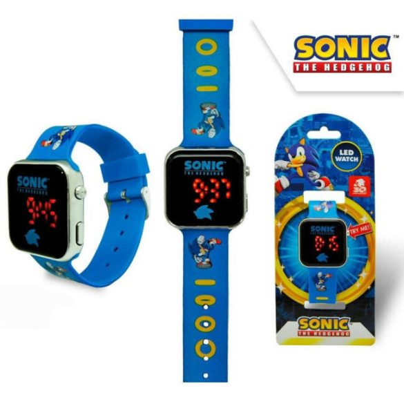 Sonic, a sündisznó Coin Chase digitális LED karóra