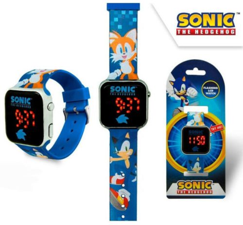 Sonic, a sündisznó Tails digitális LED karóra